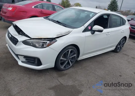 2021 Subaru Impreza Sport 5-Door из США, поврежденный, VIN 4S3GTAL6XM3706621